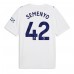 Manchester City Antoine Semenyo #42 3rd Dres 2026-27 Krátkým Rukávem